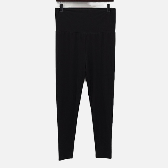 Hatch Maternity Bamboo Viscose & Spandex Leggings in Black - Size Small - Picture 1 of 3